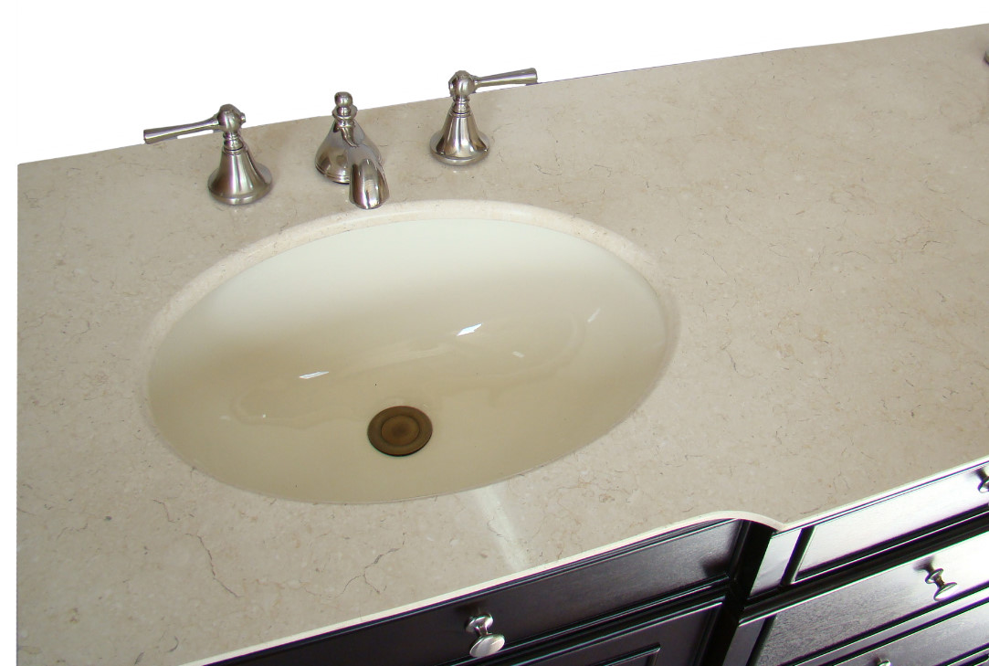 50in Lexington Vanity Ash Brown Vanity Espresso Sink Vanity